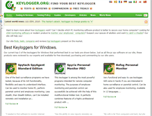 Tablet Screenshot of keylogger.org